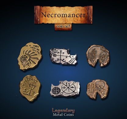 Nekromant - necromancer Set-Legendary Metal Coins