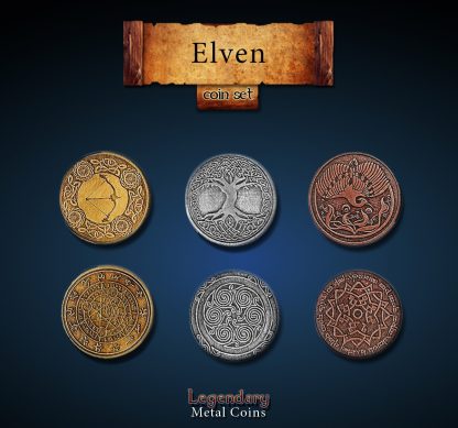 Elven Set-Legendary Metal Coins