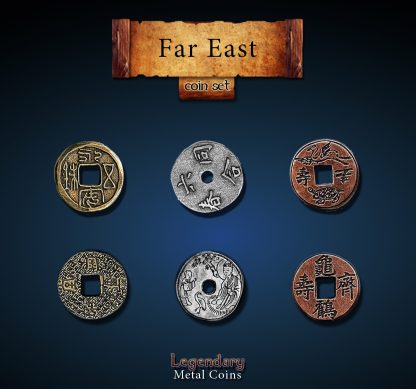 Ferner Osten - Far East Set-Legendary Metal Coins