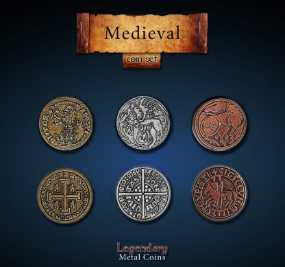 Medieval Set-Legendary Metal Coins