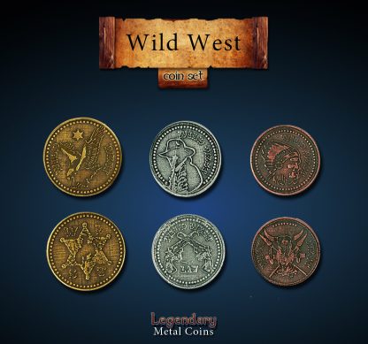 Wilder Westen Legendary Metal Coins